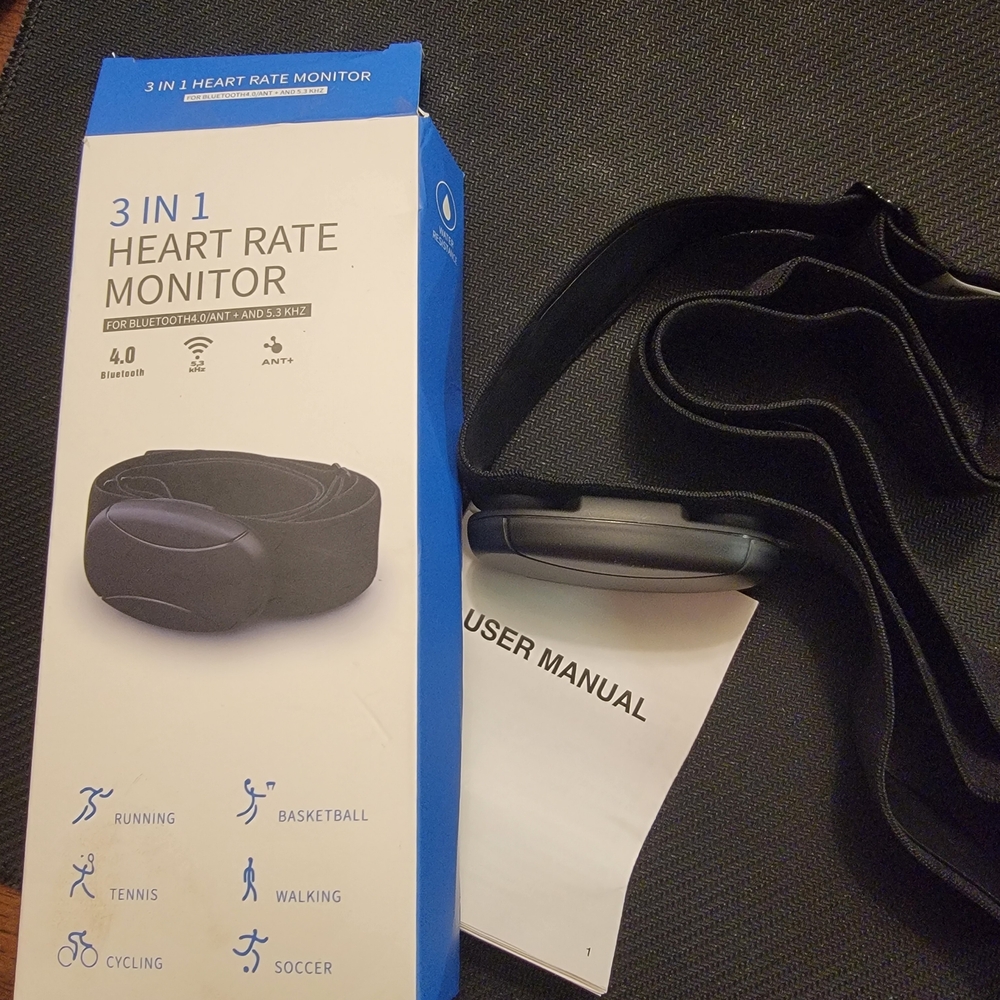 3-in-1 Heart Rate Monitor with Strap